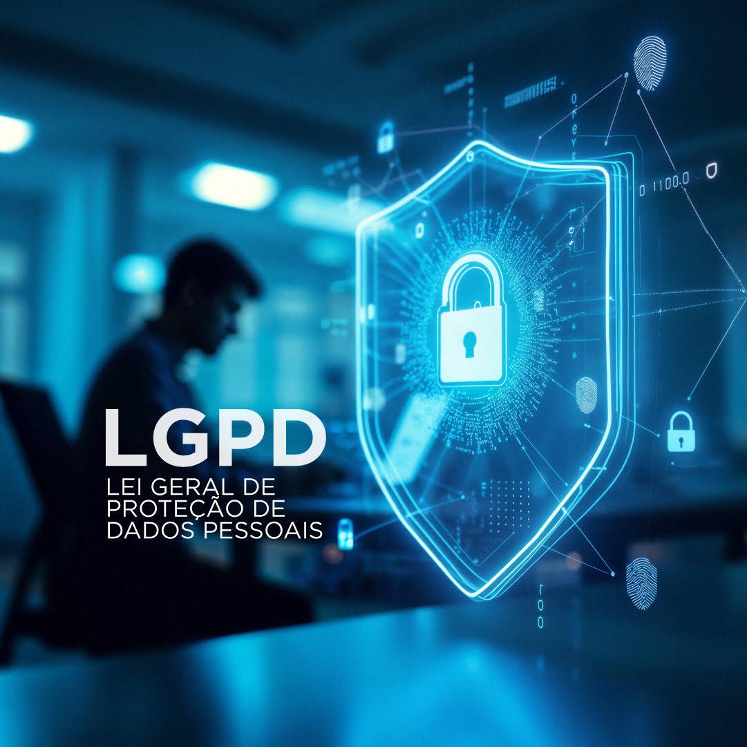 Cadeado e selo LGPD